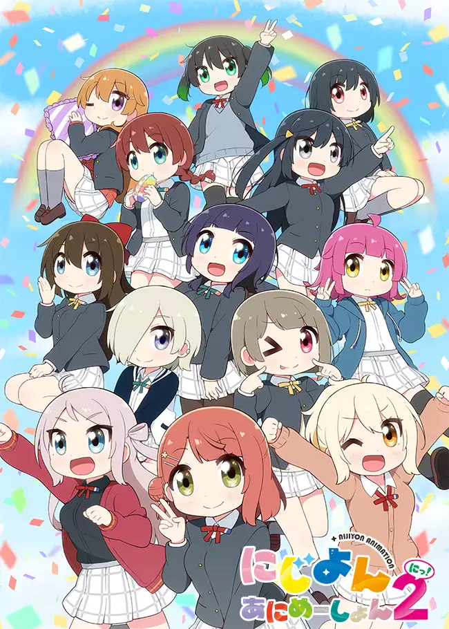 Top 10 Anime Similar to Nijiyon Animation 2