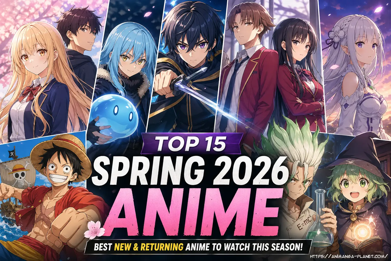 Top 15 Spring 2026 Anime to Watch: Best New & Returning Series