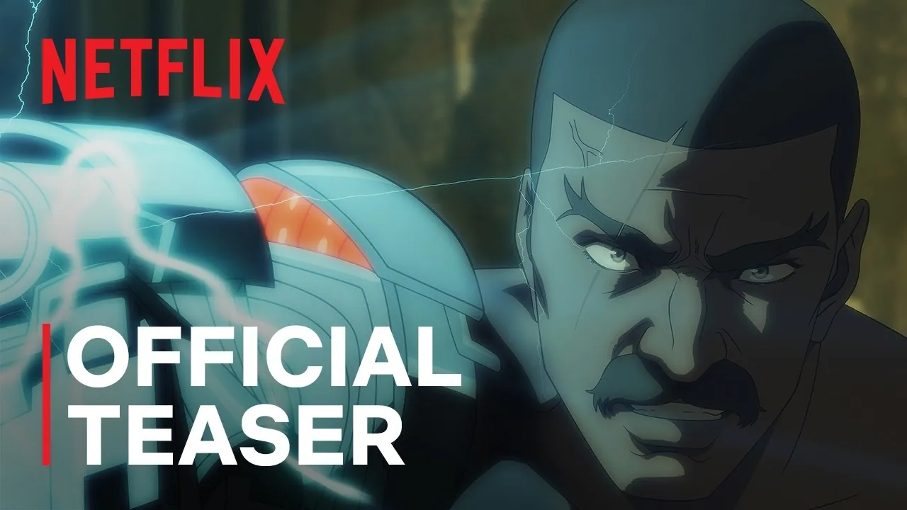 Official teaser thumbnail for Bass X Machina, the Studio Mir Netflix series premiering November 3, 2026.