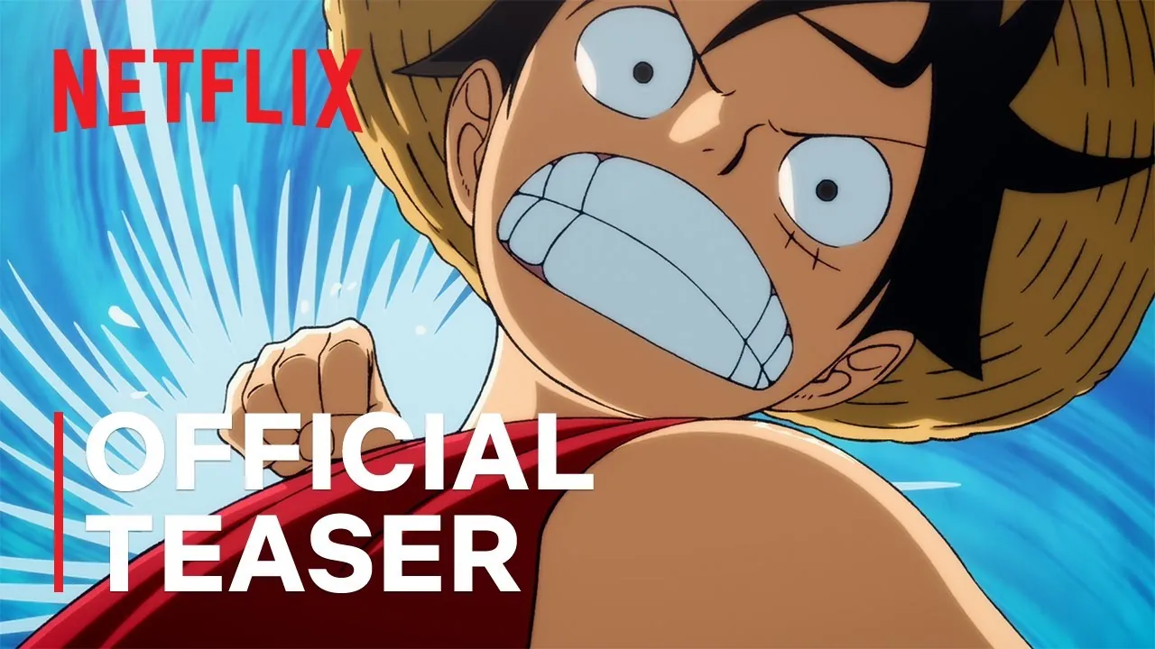 Monkey D. Luffy in the THE ONE PIECE teaser from WIT Studio, ahead of the February 2027 Netflix release.