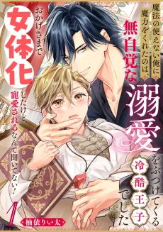 Mahou no Tsukaenai Ore ni Maryoku wo Kureta no wa, Mujikaku na Dekiai wo Butsuketekure Reikoku Ouji deshita: Okagesama de Nyotaika Shita kedo Chouai Sareru nante Kiitenai! cover