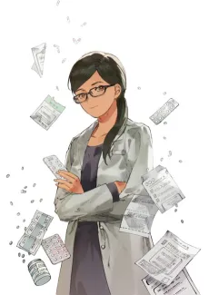 Yakuzai-shi Busujima Kaori no Mei Suiri cover
