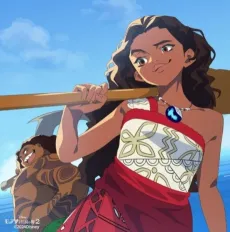Moana to Densetsu no Umi 2 3D Short Anime cover