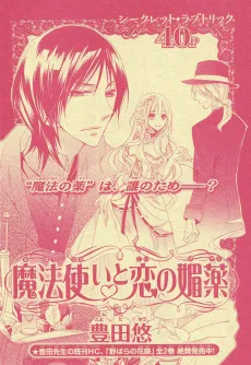 Mahou Tsukai to Koi no Biyaku cover
