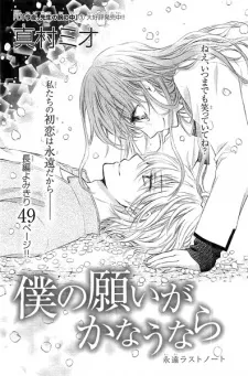 Boku no Negai ga Kanau nara cover
