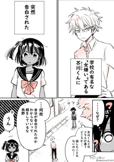 Gakkou Ichi no Onnagirai-kun ni Kokuhaku Sareta Hanashi cover