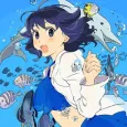 Yururi to Umi to Tokidoki Iruka cover