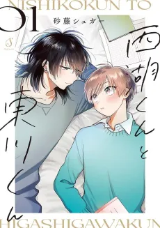 Nishiko-kun to Higashigawa-kun cover