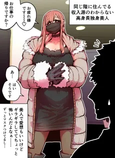 Shuunyuu-gen no Wakaranai Kou Shinchou Dokushin Bijin cover