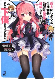 Koibito ni Shiyou to Seitokaichou Sokkuri no Onnanoko wo Renseishite Mitara, Ore ga Geboku ni Natteimashita cover