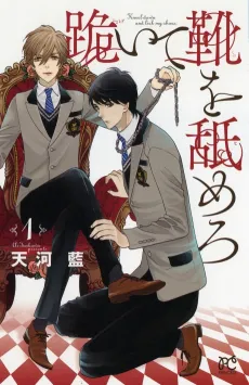 Hizamazuite Kutsu wo Namero cover