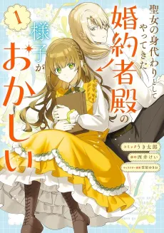 Seijo no Migawari to Shite Yatte Kita Konyakusha-dono no Yousu ga Okashii cover