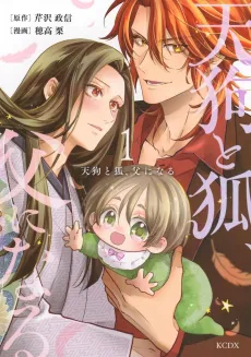 Tengu to Kitsune, Chichi ni Naru cover
